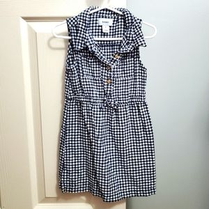 Old Navy Blue & White Checkered Gingham Dress